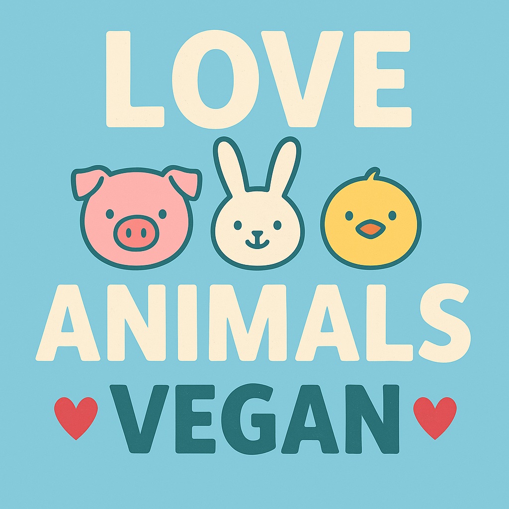 Love Animals Vegan T-Shirt picture
