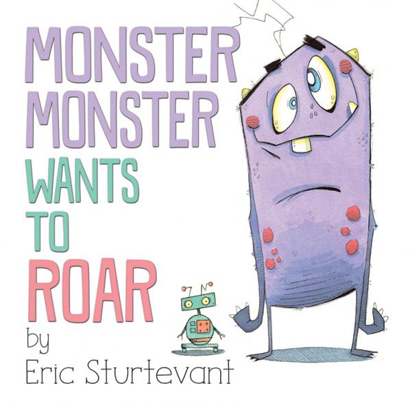 "Monster Monster Wants To Roar" Autographed Board Book