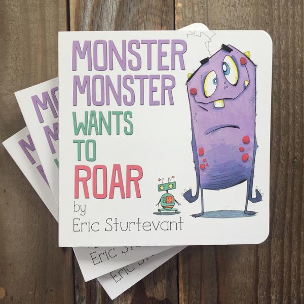 "Monster Monster Wants To Roar" Autographed Board Book picture