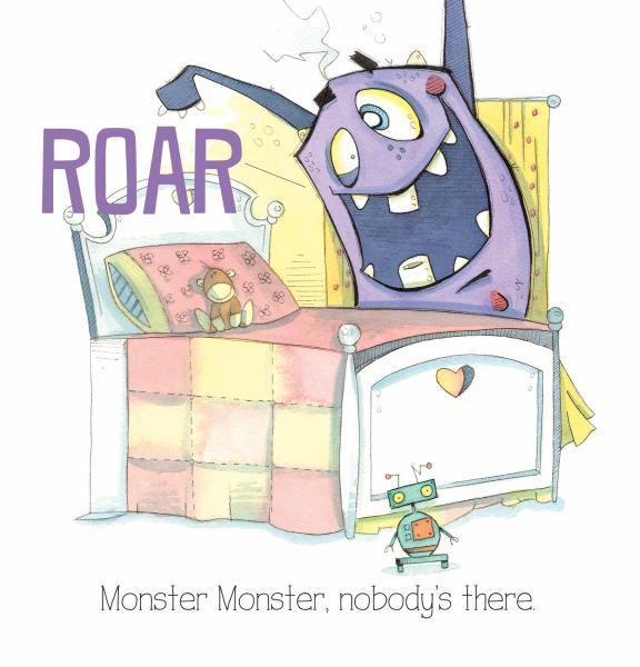 "Monster Monster Wants To Roar" Autographed Board Book picture