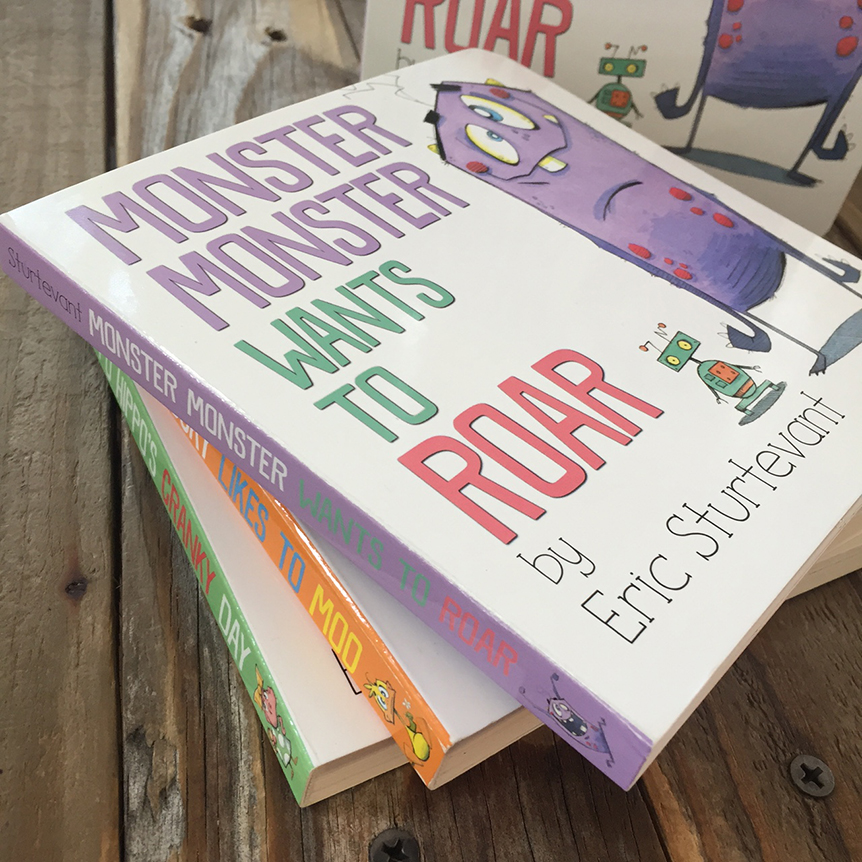 "Monster Monster Wants To Roar" Autographed Board Book picture