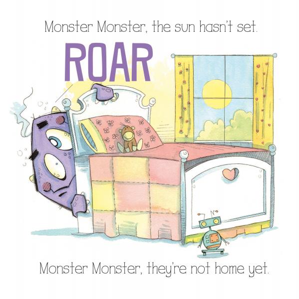 "Monster Monster Wants To Roar" Autographed Board Book picture
