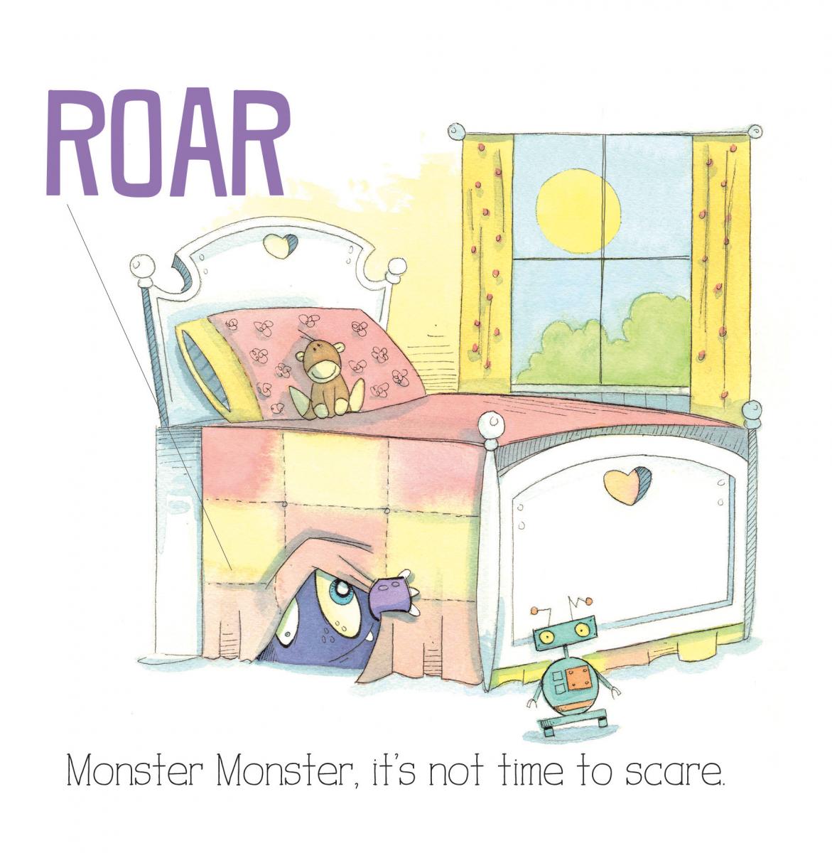 "Monster Monster Wants To Roar" Autographed Board Book picture