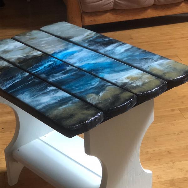 Custom Resin Ocean Beach Table picture