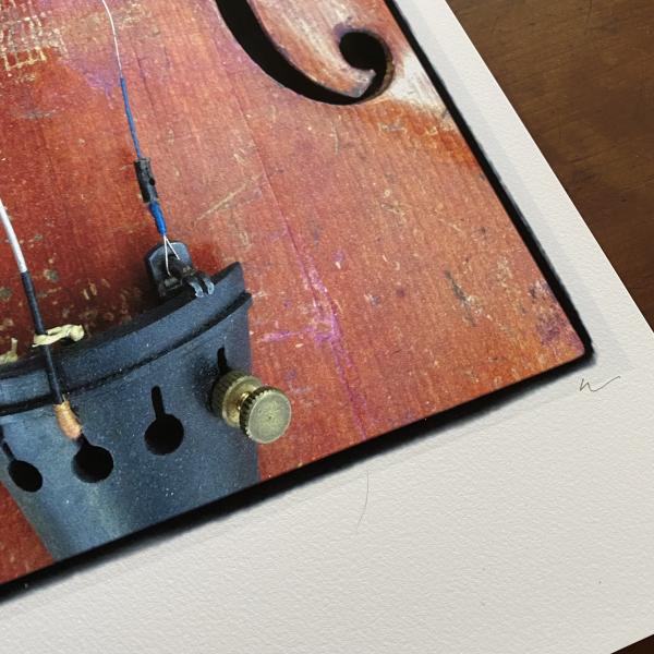 Violin Art Print picture