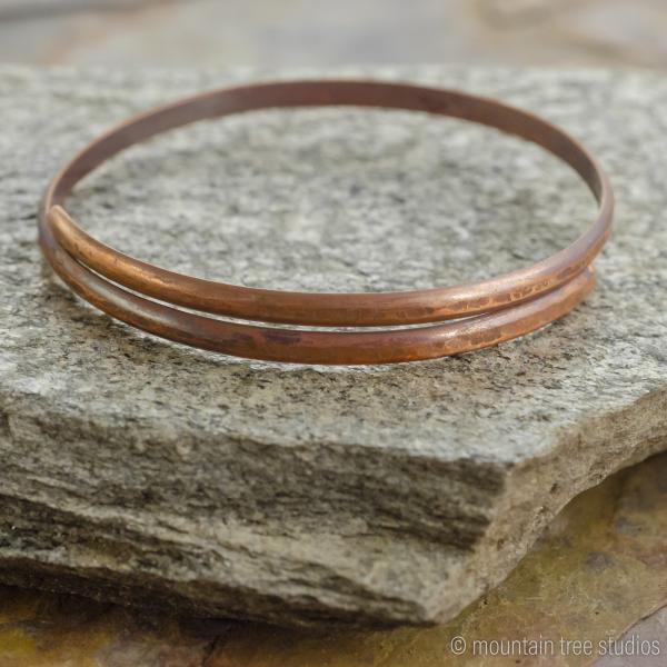 Double-wrap copper bracelet picture