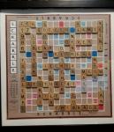 Personalized Scrabble Word Collage Board