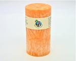 3" x 6" Round - Peaceful Orange