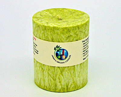 3" x 4" Round - Lime Basil