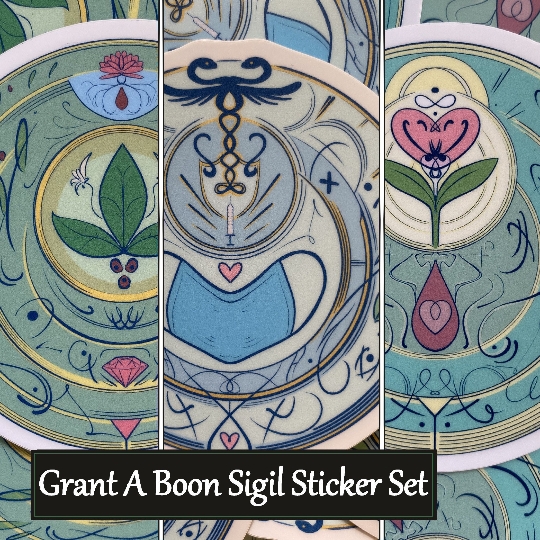 Boon Sigil Seal Stickers