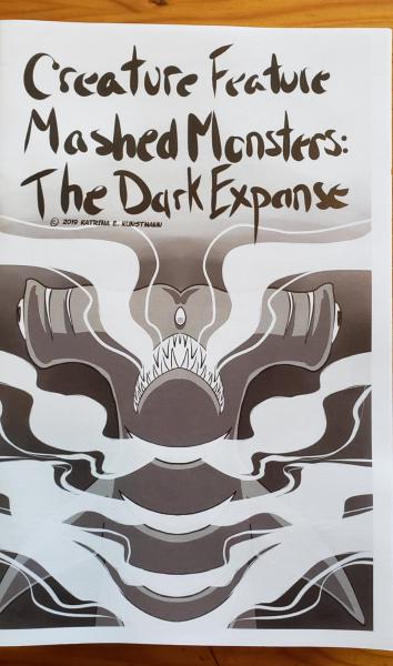 Creature Feature Mashed Monsters: The Dark Expanse Mini Art Zine picture