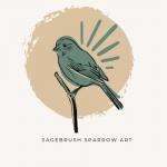 Sagebrush sparrow art