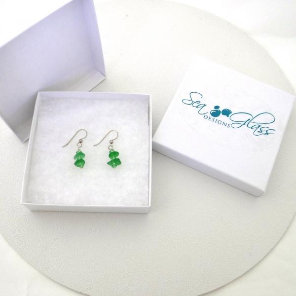 Jade Sea Glass Earrings picture