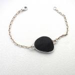 Black Sea Glass Bracelet