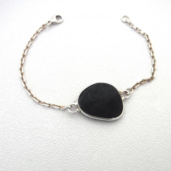 Black Sea Glass Bracelet picture