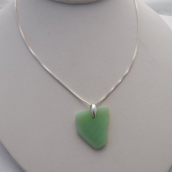 Jadeite Sea Glass Necklace picture