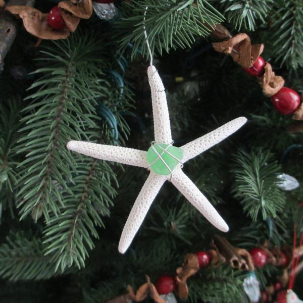 Starfish with Sea Glass  Ornament picture