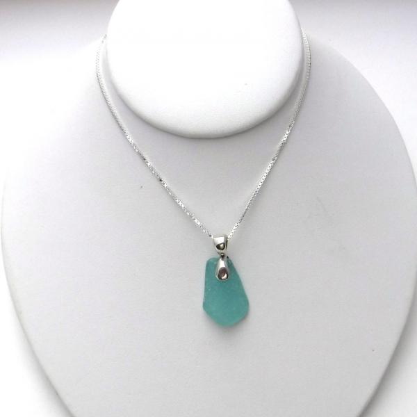 Turquoise Sea Glass Necklace picture