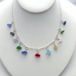 Rainbow Sea Glass Necklace