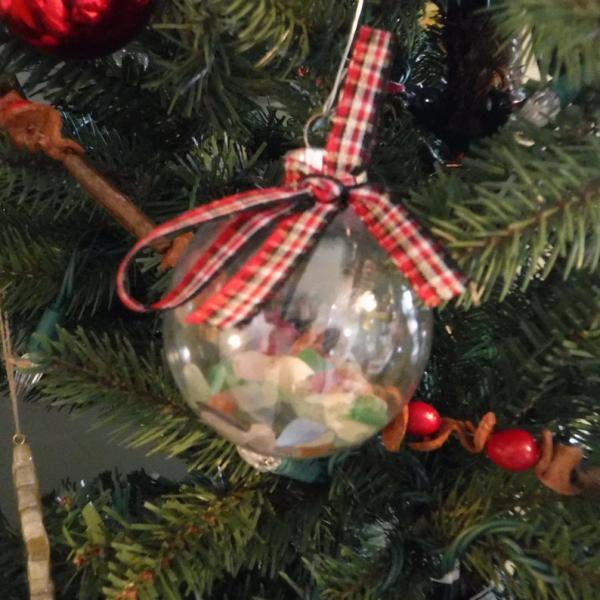 Sea Glass Christmas Ornament picture