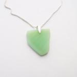 Jadeite Sea Glass Necklace