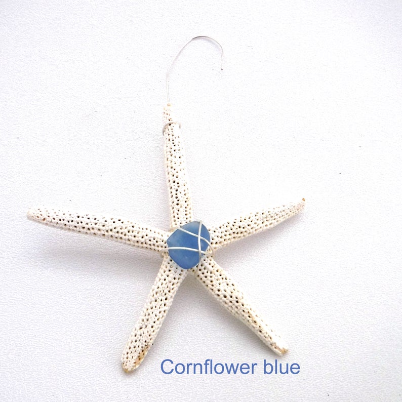 Starfish with Sea Glass  Ornament picture