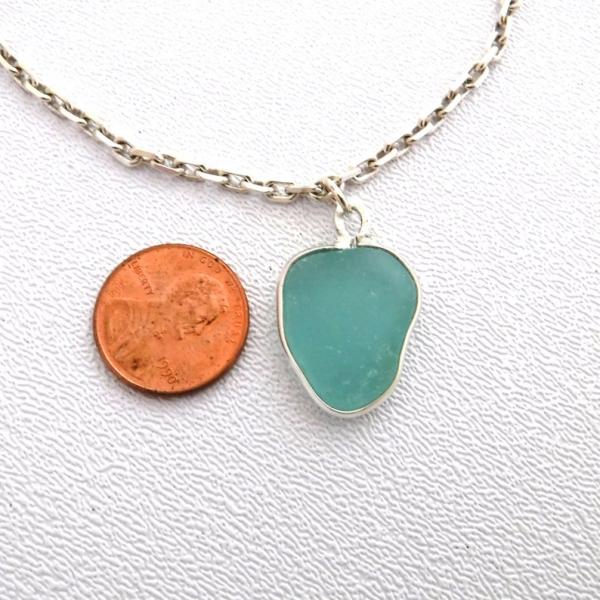 Turquoise Sea Glass Anklet picture