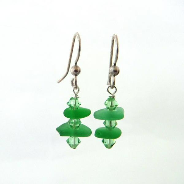 Jade Sea Glass Earrings picture