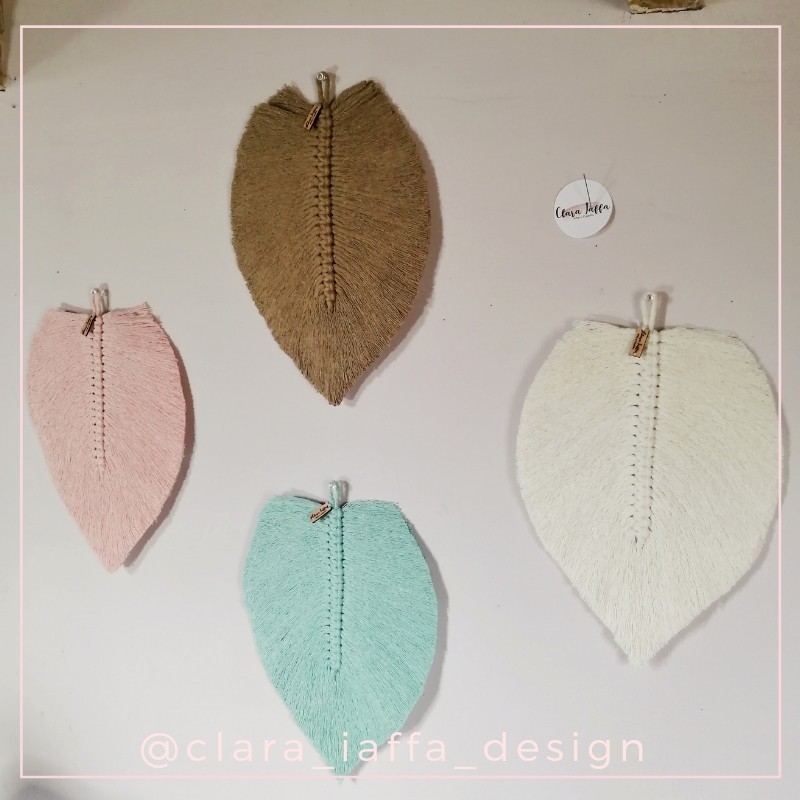 Hojas 30cms en Macrame picture