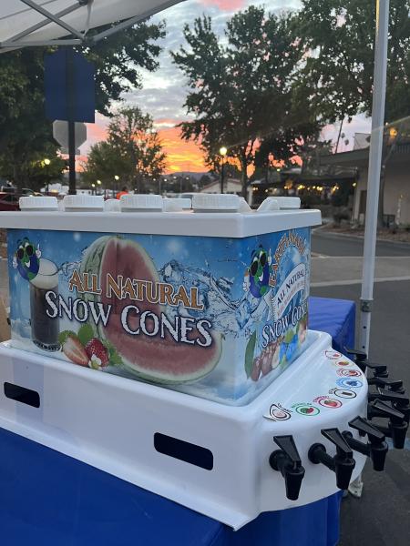 Earth made snowcones