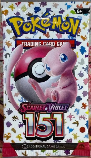 Pokemon 151 Scarlet & Violet Booster Pack with 10 Cards - English