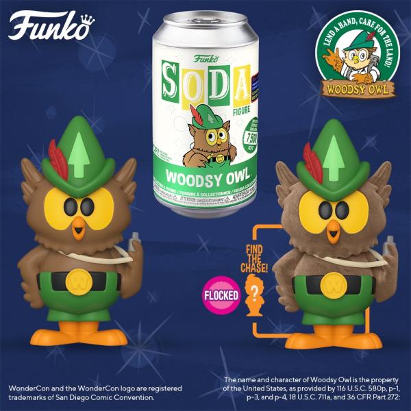 FIRST LOOK - Vinyl SODA: Woodsy Owl w/Chase