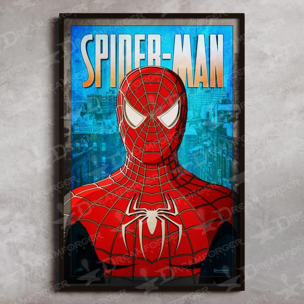 Spider-Man (Superhero Minimalist Poster Series) • 11" x 17" Art Print • Fan Art for the Fan of (Comic) Art! picture