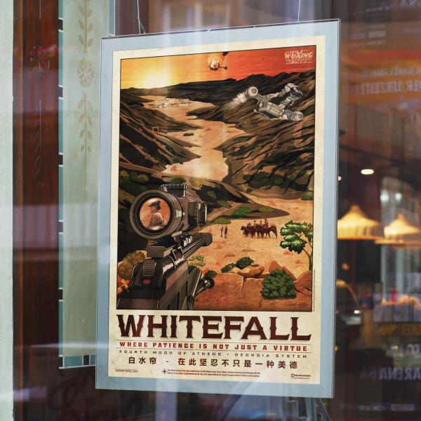 Firefly Whitefall Travel Poster 11" x 17" (WuXing Travel Agency series) picture