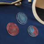 Mass Effect "Paragon/Renegade/Paragade" Silver Lapel Pins (with Glow-In-The-Dark Enamel) [PREORDER]