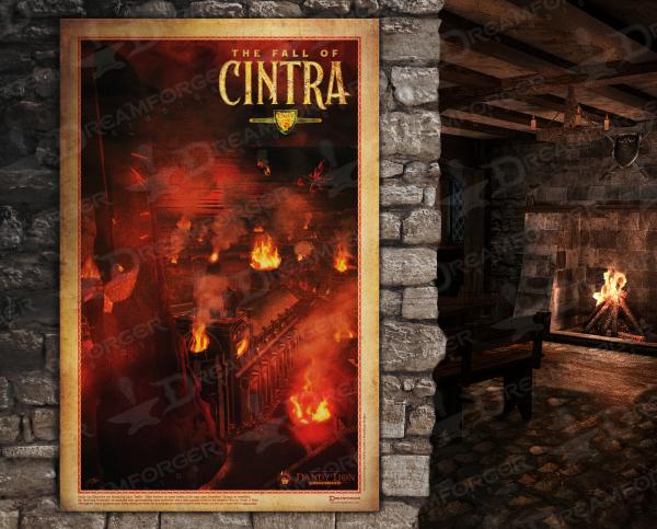 The Fall of Cintra - Witcher Travel Poster 11x17 (Dandy Lion Excursions series) • Explore the Northern Kingdoms! picture
