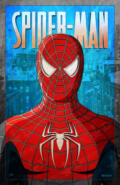Spider-Man (Superhero Minimalist Poster Series) • 11" x 17" Art Print • Fan Art for the Fan of (Comic) Art!