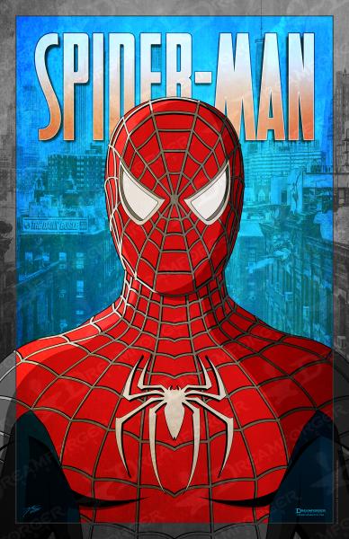 Spider-Man (Superhero Minimalist Poster Series) • 11" x 17" Art Print • Fan Art for the Fan of (Comic) Art! picture