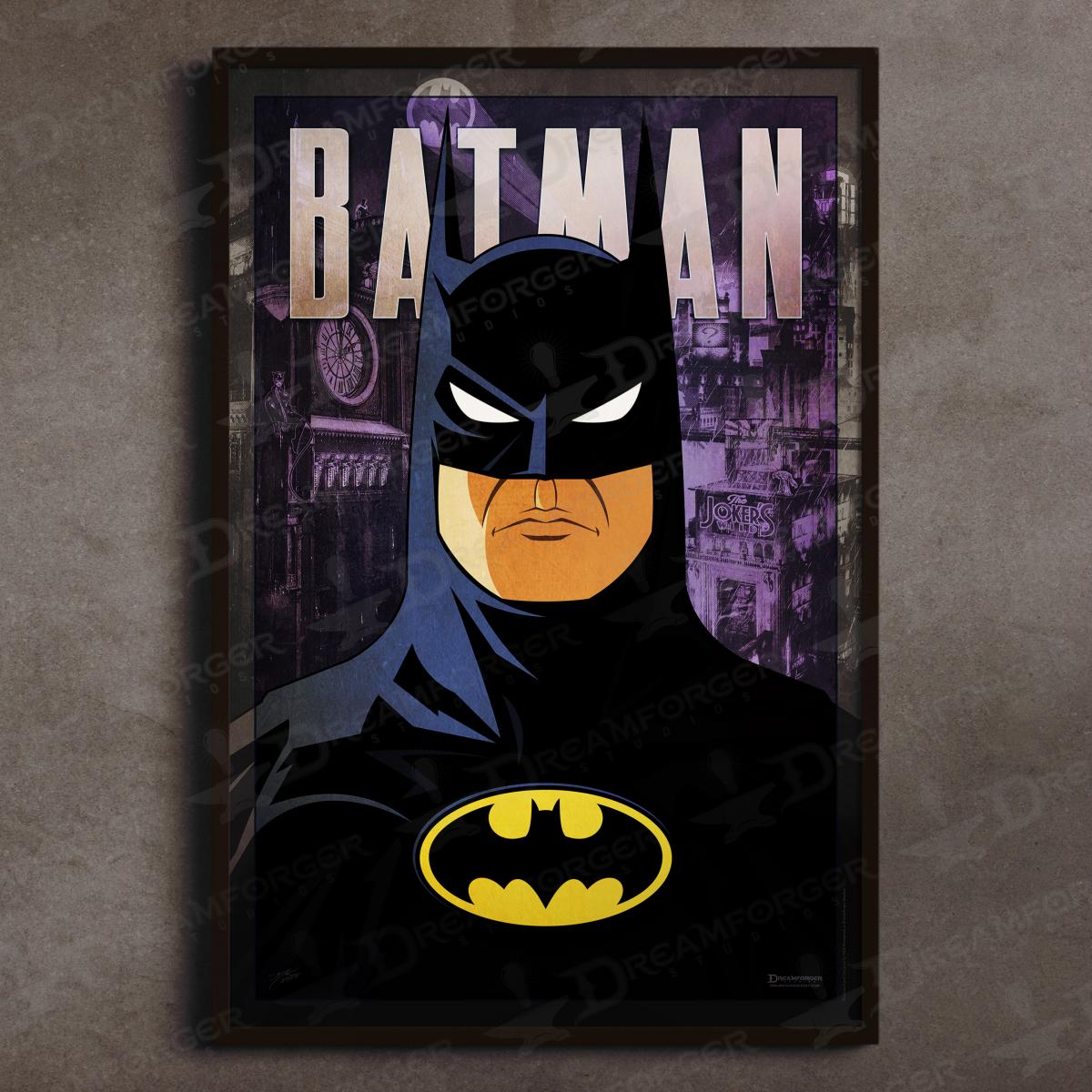 Batman (Superhero Minimalist Poster Series) • 11" x 17" Art Print • Fan Art for the Fan of (Comic) Art! picture