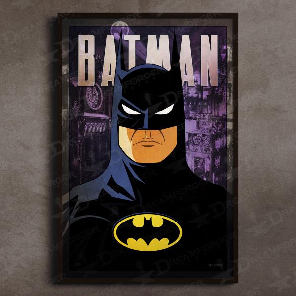 Batman (Superhero Minimalist Poster Series) • 11" x 17" Art Print • Fan Art for the Fan of (Comic) Art! picture