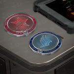 Mass Effect "Paragon/Renegade" Morality Metal Coin (with Glow-In-The-Dark Enamel) [PREORDER]