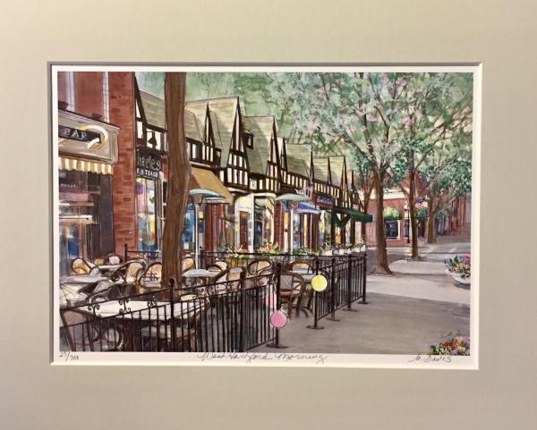 “West Hartford Morning"— framable print picture