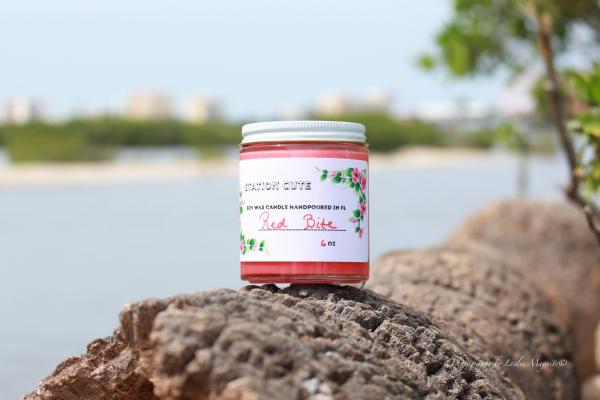 Red Bite soy wax candle