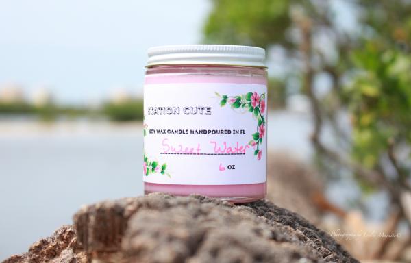 Sweet Water soy wax candle