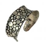 SILVER DOTS CUFF