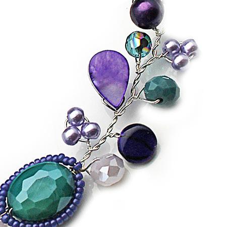 Purple Aqua Necklace picture