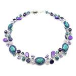 Purple Aqua Necklace