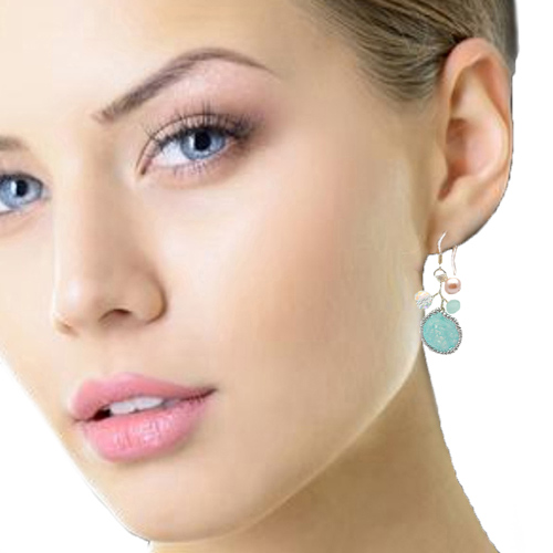 POWDER BLUE BROWN SET picture