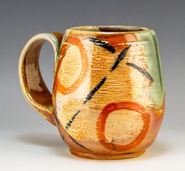 Orange Circles Coffee/Tea Mug