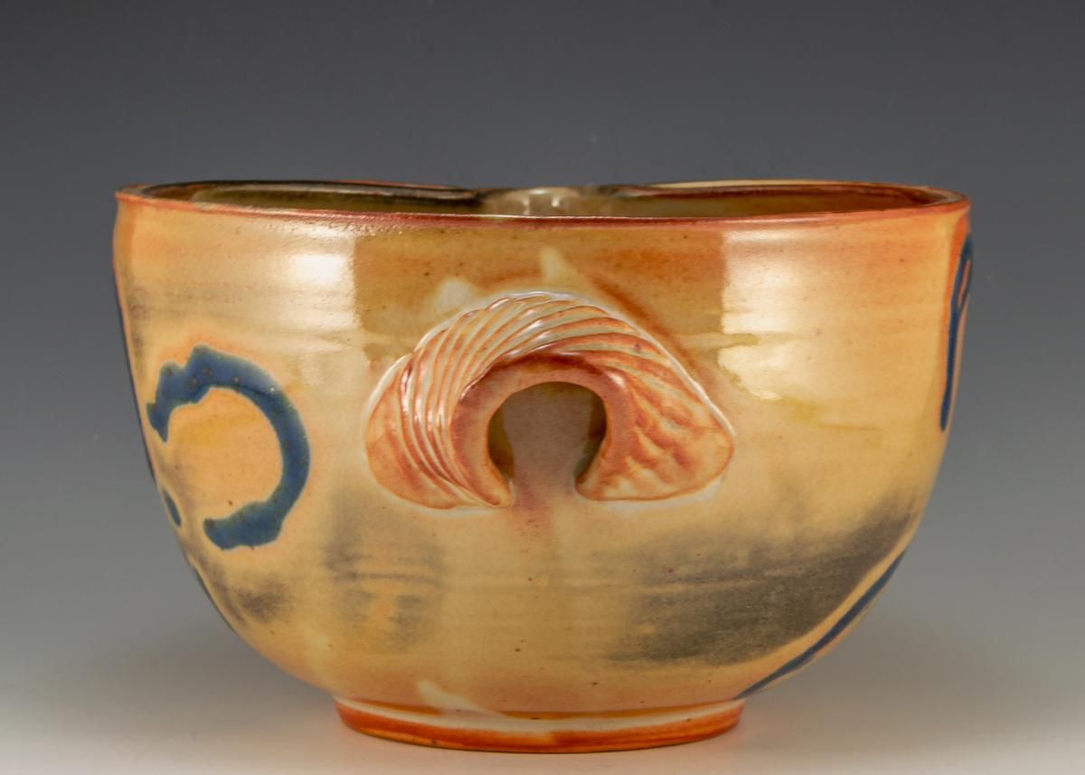 Shino Glazed Mixing Bowl picture